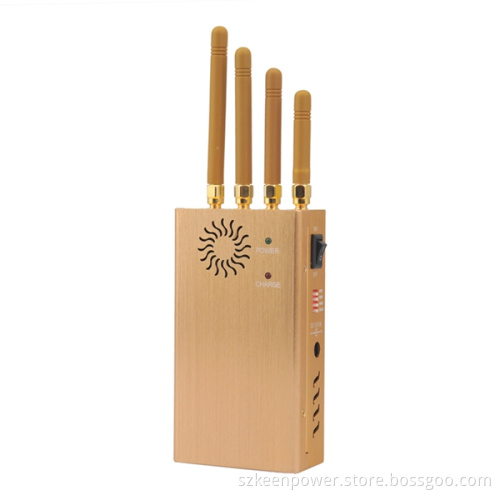 New Handheld Four Bands Mobile Phone Signal Jammer